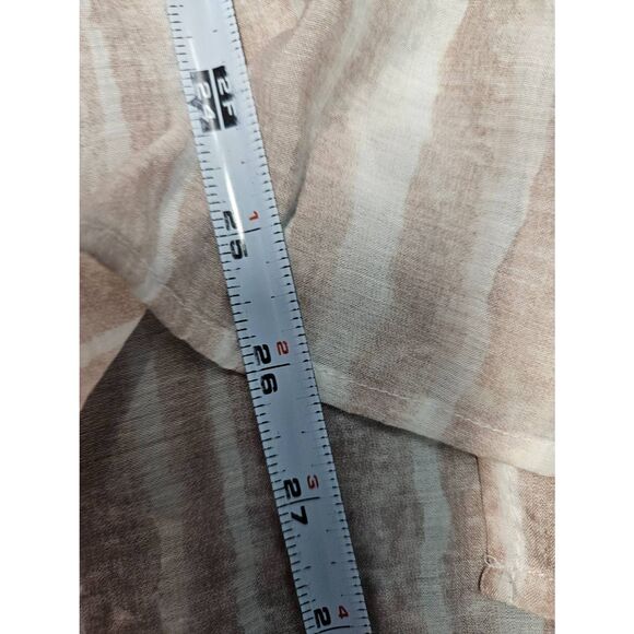 Chicos Pullover Blouse Top NEW TAGS Womens Large or Chicos 3 Tan Cream - Picture 8 of 9